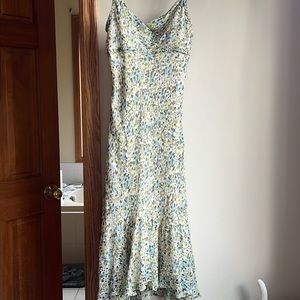 y2k Silk BCBGMaxAzria Midi Dress
